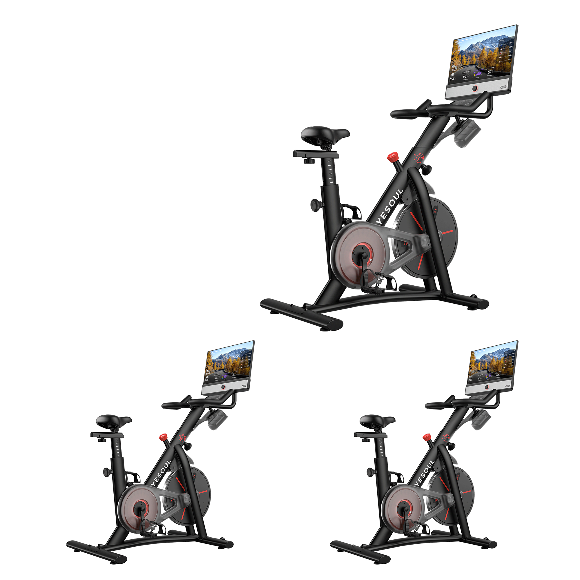 3-Yesoul G1M Plus Bike Family Package