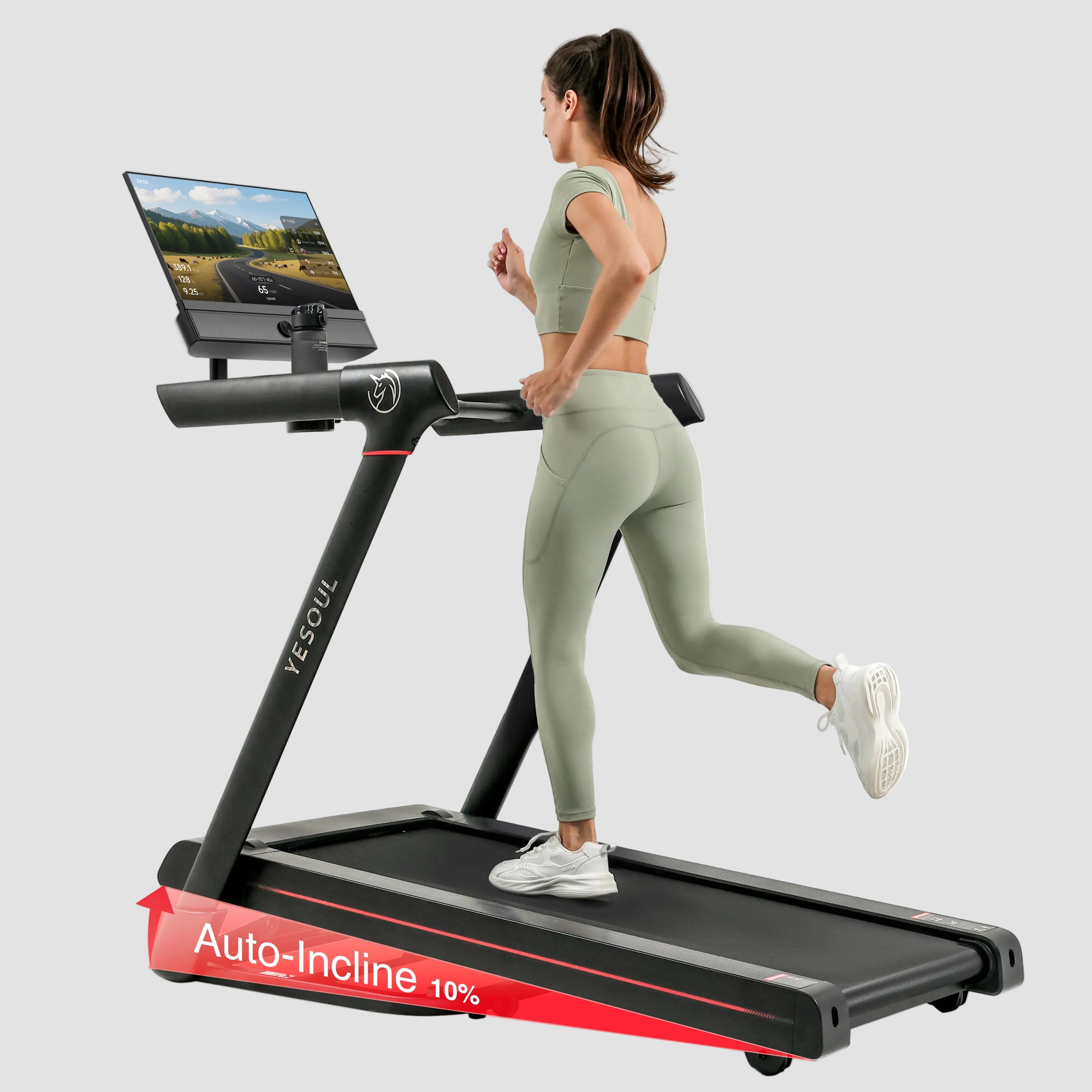 Distributor Yesoul T3S Plus 10% Auto-Incline Treadmill (not for customer)