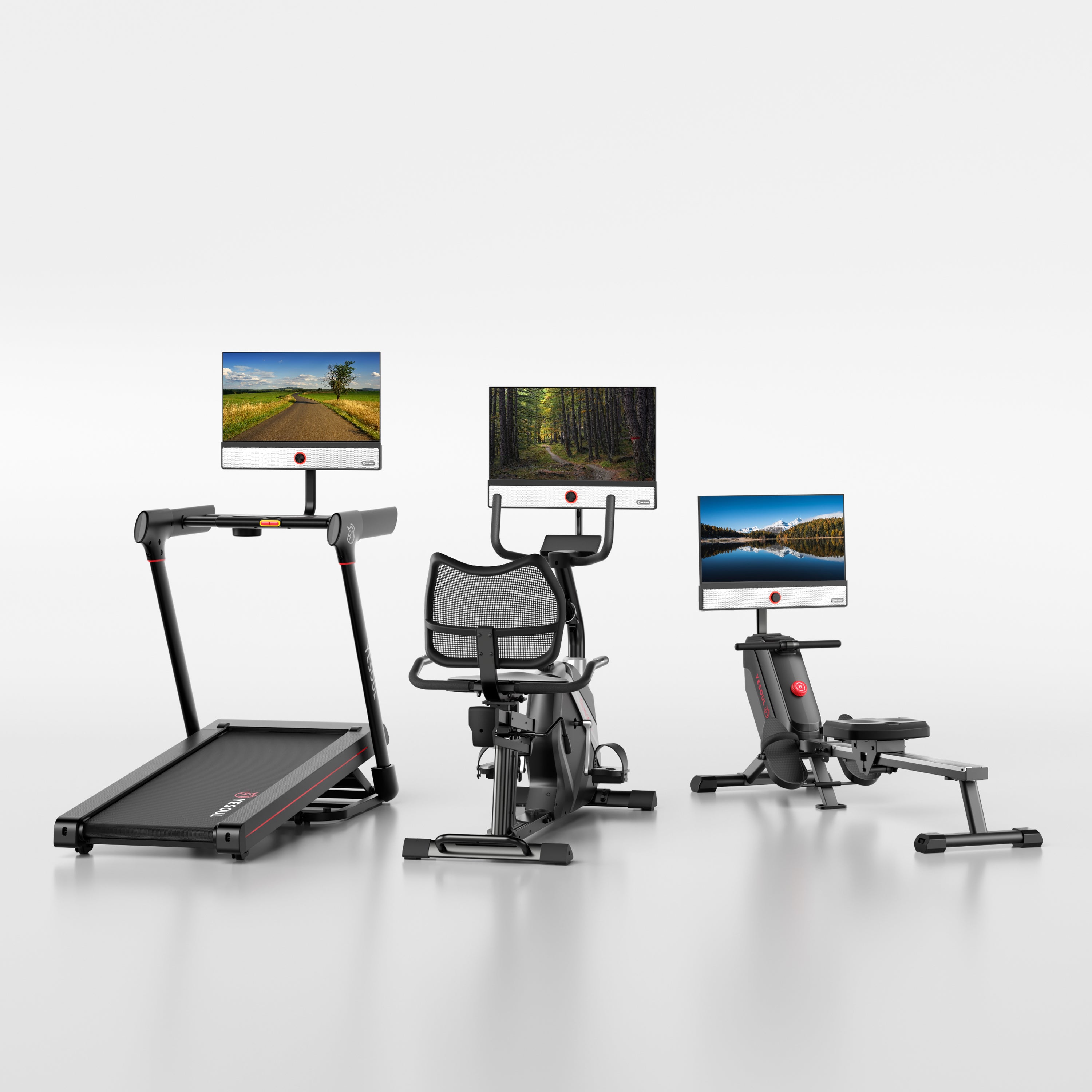 Family Home Gym Wellness: Run-Row-Recumbent 3R Bundle