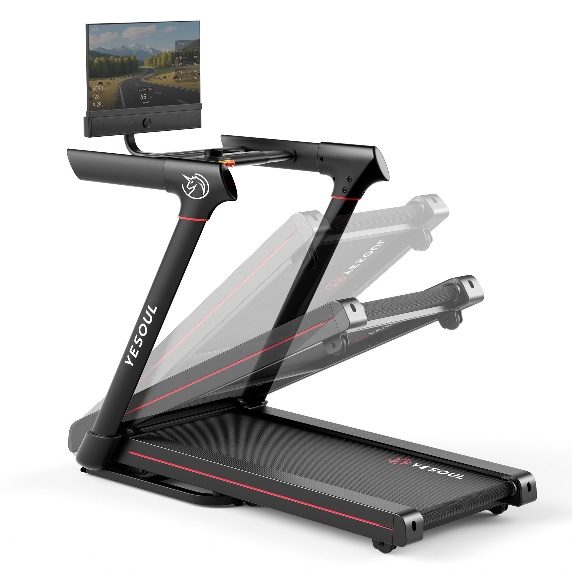 Yesoul T3S Plus Treadmill 10% Auto-Incline FHD Screen, The