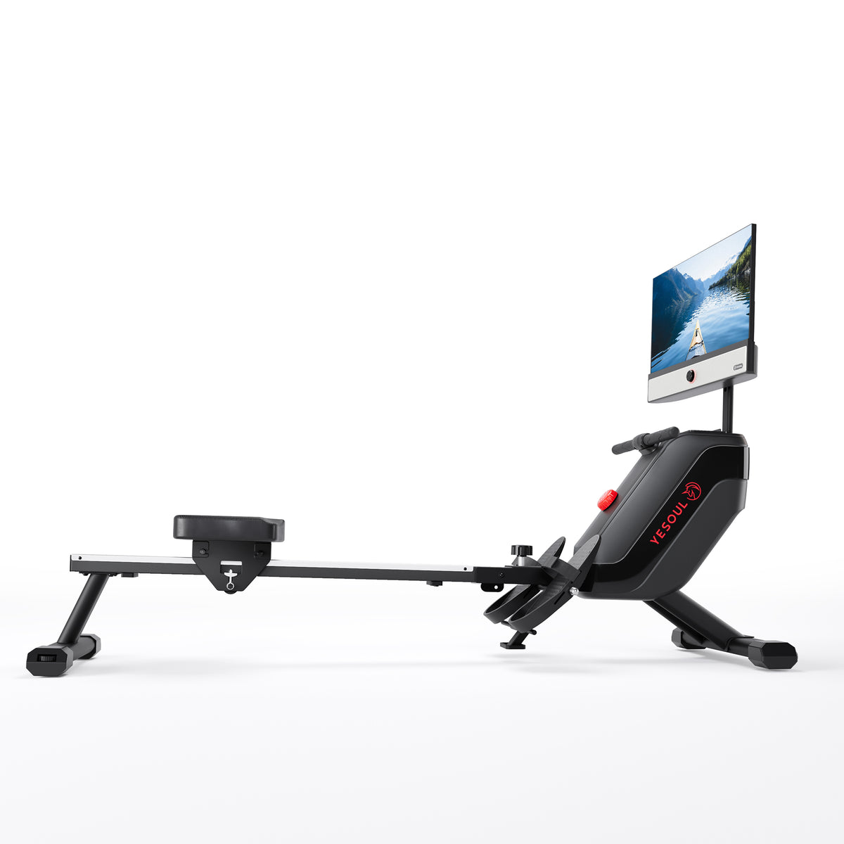 Gisolo Rowing Machine Yesoul Rowing Machine: Foldable Water Row with Screen – R1M Plus