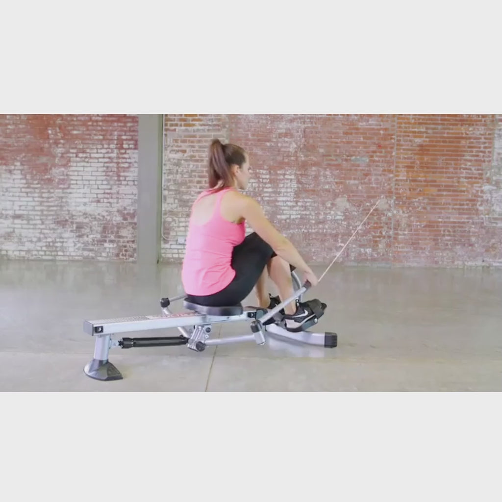 Contour discount rowing machine