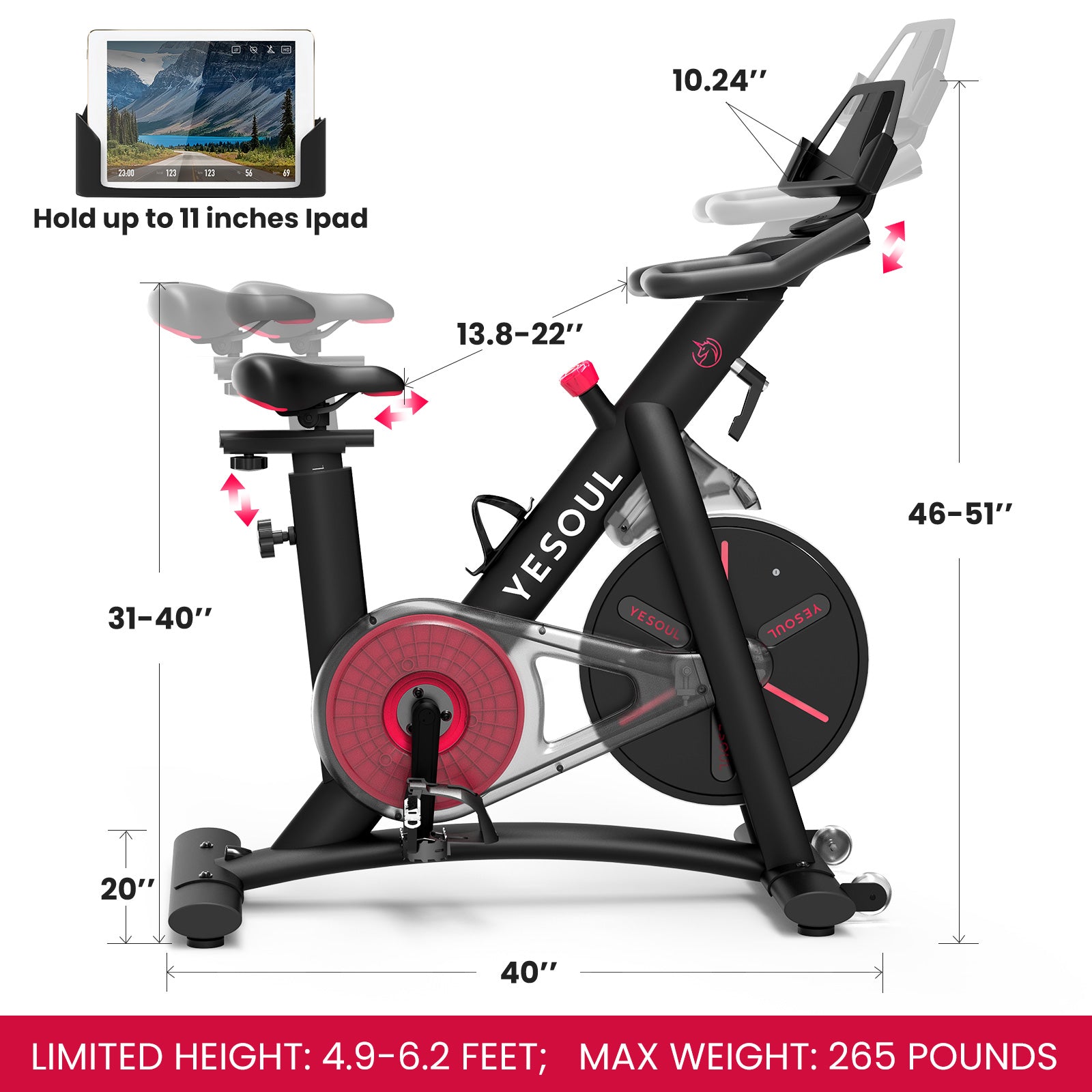 Yesoul G1 Smart Magnetic Indoor Exercise Bike(Available In US only)